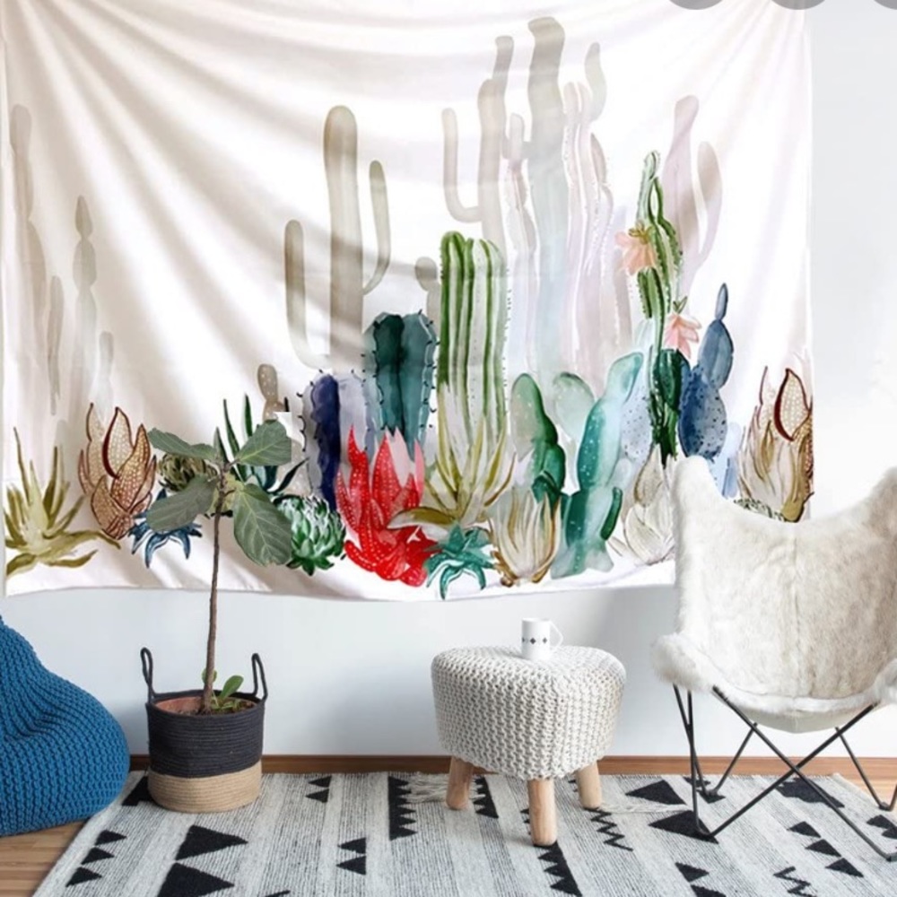 Urban outfitters cactus tapestry